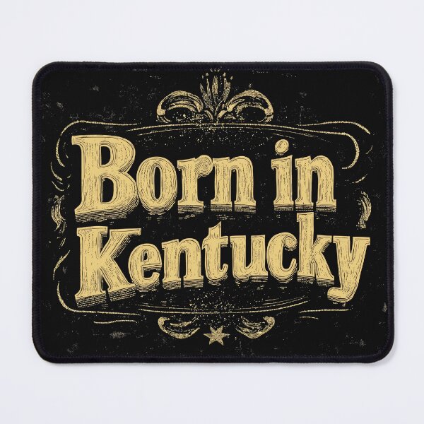 Item preview, Born in Kentucky Bourbon Whisky Label designed and sold by OriginalBeerCat.