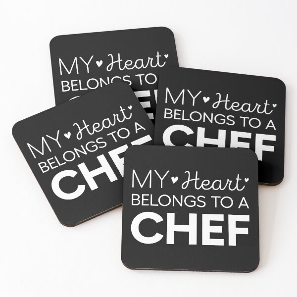 Item preview, My Heart Belongs To A Chef Cute Chef designed and sold by RareBunny.