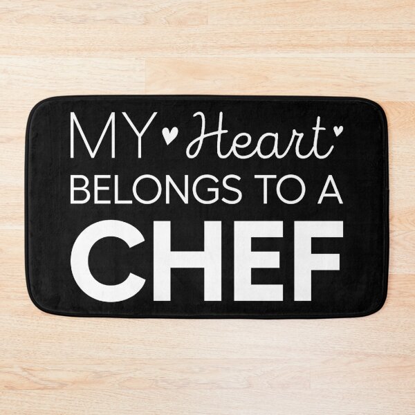Item preview, My Heart Belongs To A Chef Cute Chef designed and sold by RareBunny.