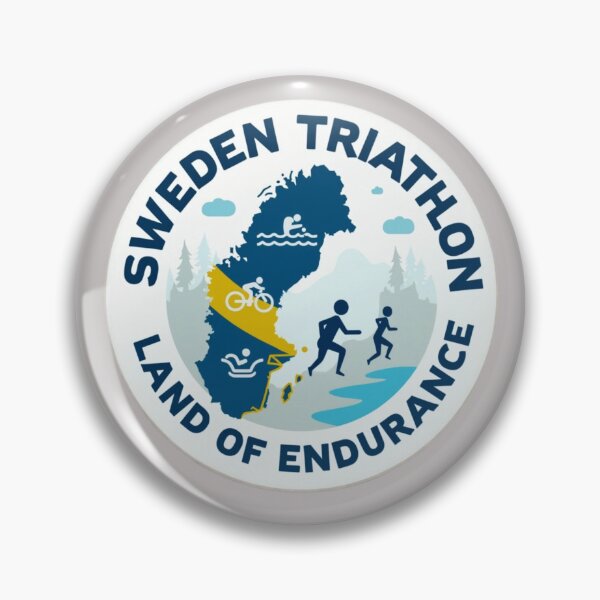 Artikelvorschau, Schweden-Triathlon – Schwimmen, Radfahren, Laufen mit schwedischem Stolz entworfen und verkauft von Triathlongram.