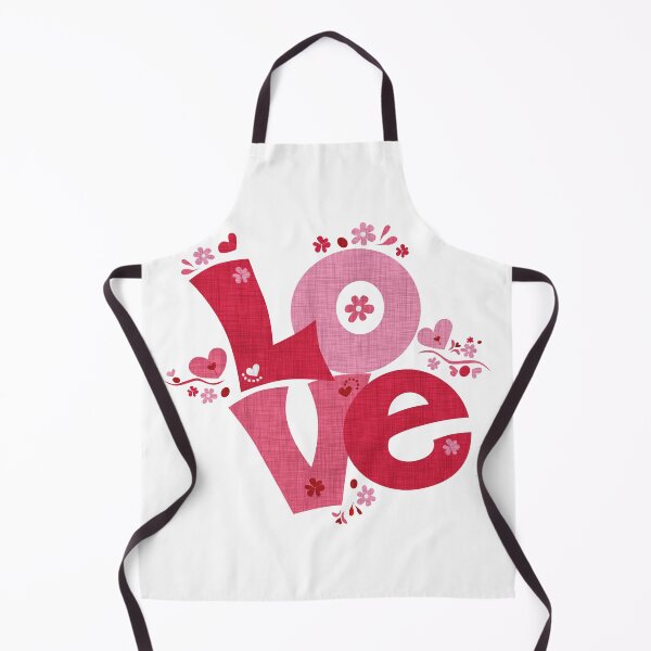 Item preview, LOVE hand lettered word in pinks with flowers and heart just for the love of your life designed and sold by JessKingArtist.