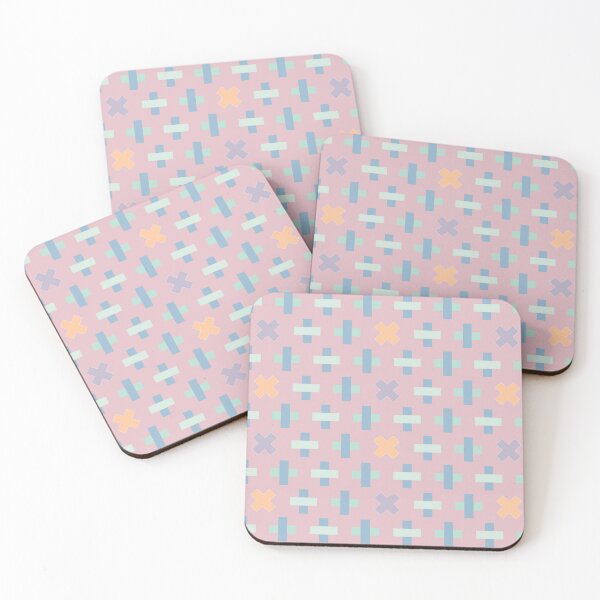 Item preview, Modern Pastel Cross Pattern Design designed and sold by Studio of Shapes and Spectrum.