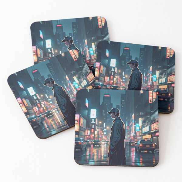 Item preview, Cartoon image of Japanese people in the middle of a crowded city designed and sold by MasBlangkon-Art.