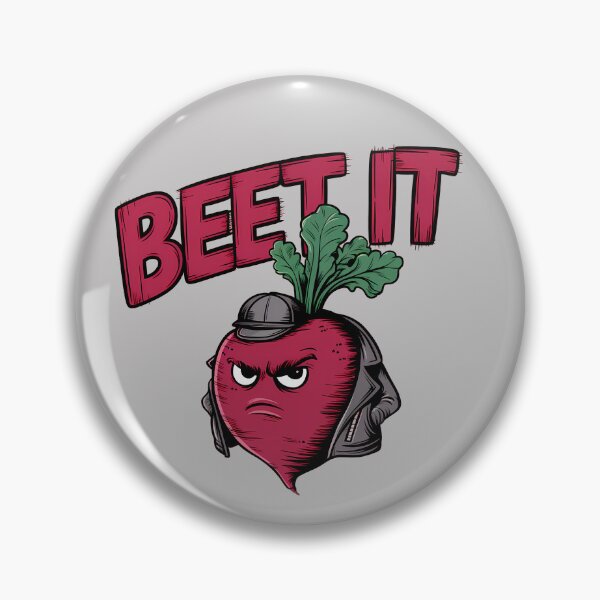 Item preview, Beet It: Sassy Veggie Vibes designed and sold by Orca Chuckle Studios.