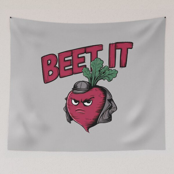 Item preview, Beet It: Sassy Veggie Vibes designed and sold by Orca Chuckle Studios.