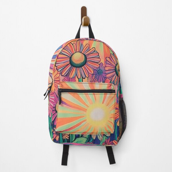 Item preview, psychedelic daisies floral print designed and sold by dcrc.