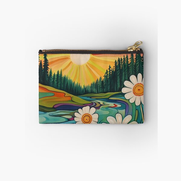 Item preview, psychedelic daisies floral print designed and sold by dcrc.