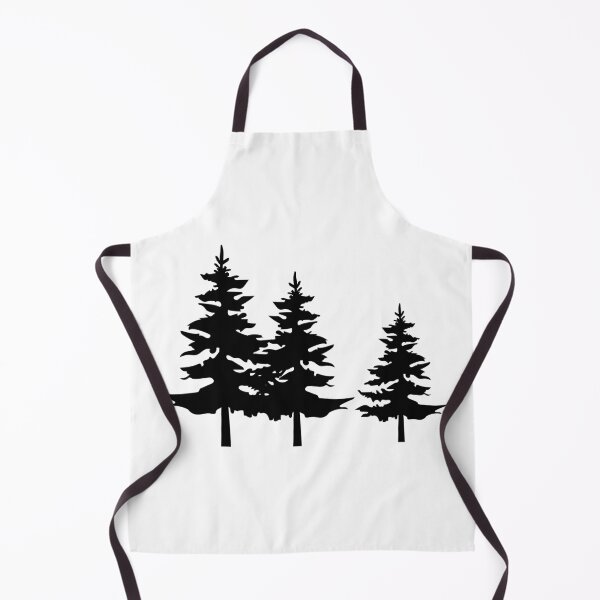 Item preview, Row of Pine Trees Silhouette designed and sold by MagnoliaLake.