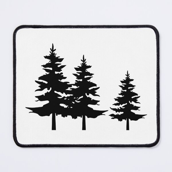 Item preview, Row of Pine Trees Silhouette designed and sold by MagnoliaLake.