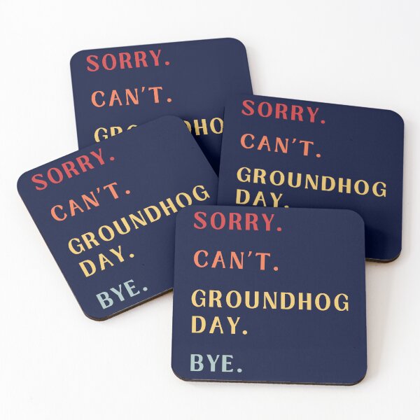 Item preview, Sorry Can't Groundhog Day Bye - Retro Groundhog Day Celebration 2025 designed and sold by Wiss2Arts.