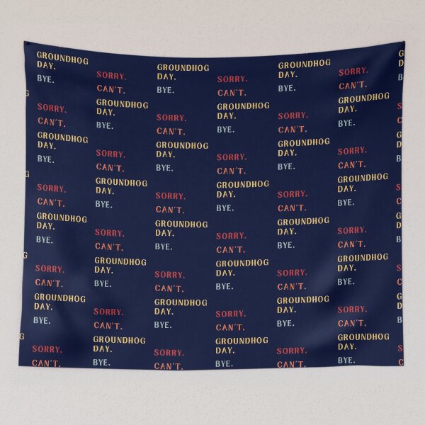 Item preview, Sorry Can't Groundhog Day Bye - Retro Groundhog Day Celebration 2025 designed and sold by Wiss2Arts.