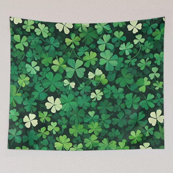 Item preview, Lucky Clover Field designed and sold by LyssasMindArt.