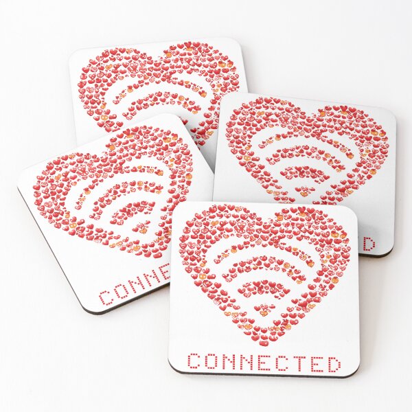 Item preview, Connected Hearts - Wifi Love Valentine's Day  designed and sold by philippo artworks.