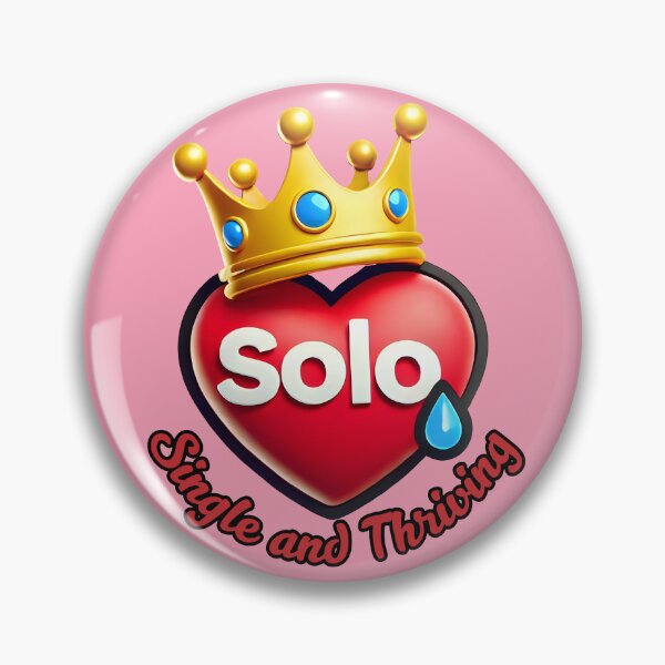 Item preview, Solo and Thriving - Crowned Heart Design designed and sold by Dantin.