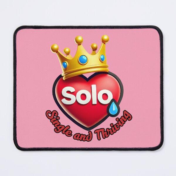 Item preview, Solo and Thriving - Crowned Heart Design designed and sold by Dantin.