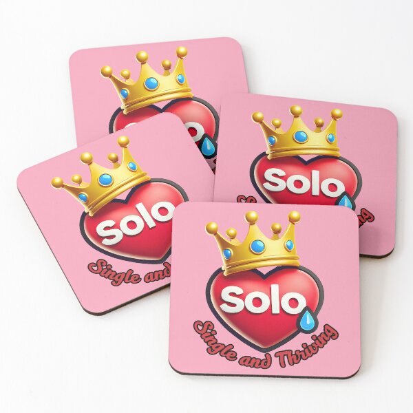 Item preview, Solo and Thriving - Crowned Heart Design designed and sold by Dantin.