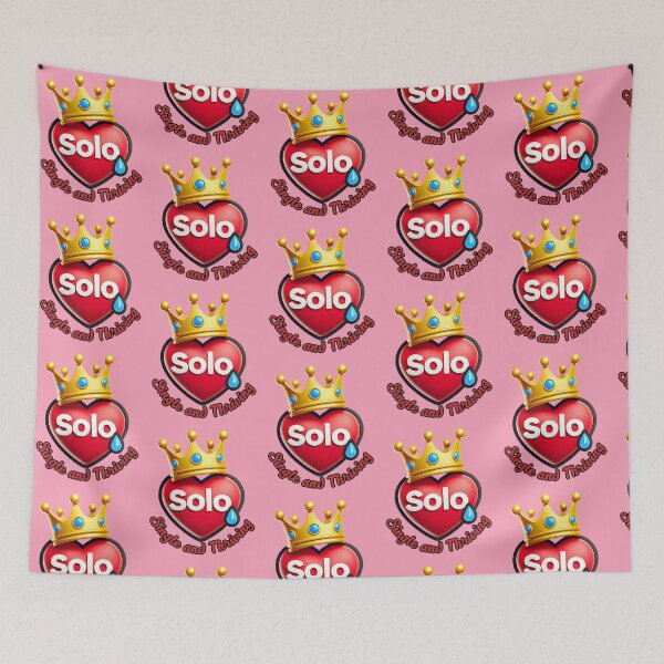 Item preview, Solo and Thriving - Crowned Heart Design designed and sold by Dantin.