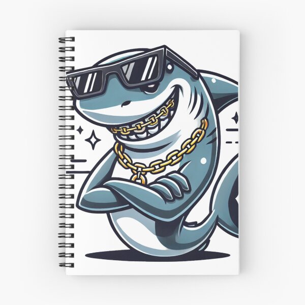 Item preview, "Cool Shark Sticker with Stylish Attitude" designed and sold by ForFamily1120.