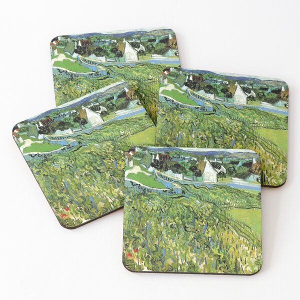 Item preview, Vineyards with a View of Auvers designed and sold by mayanobu.