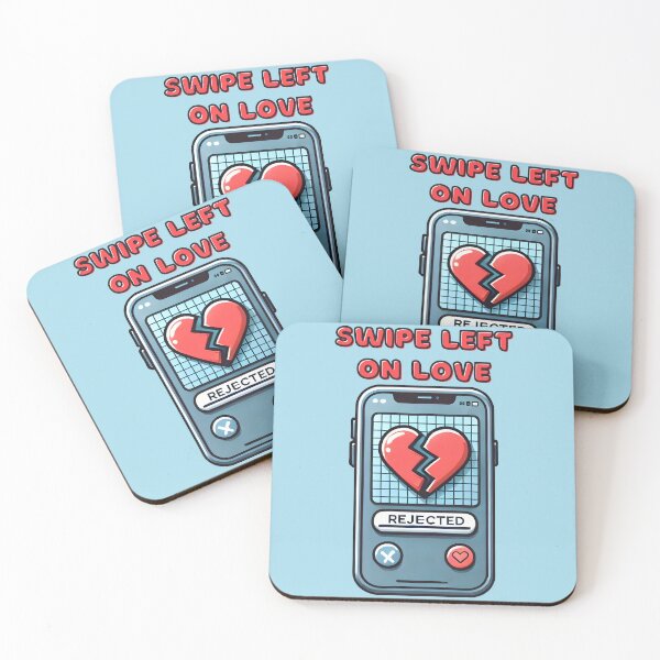Item preview, Swipe Left on Love - Rejected Heart Smartphone Design designed and sold by Dantin.