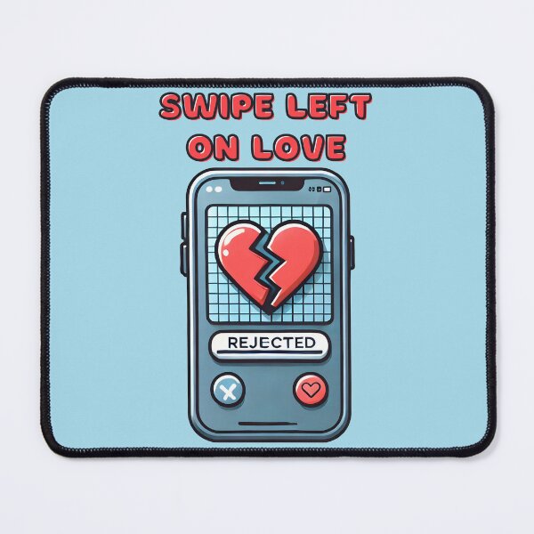 Item preview, Swipe Left on Love - Rejected Heart Smartphone Design designed and sold by Dantin.