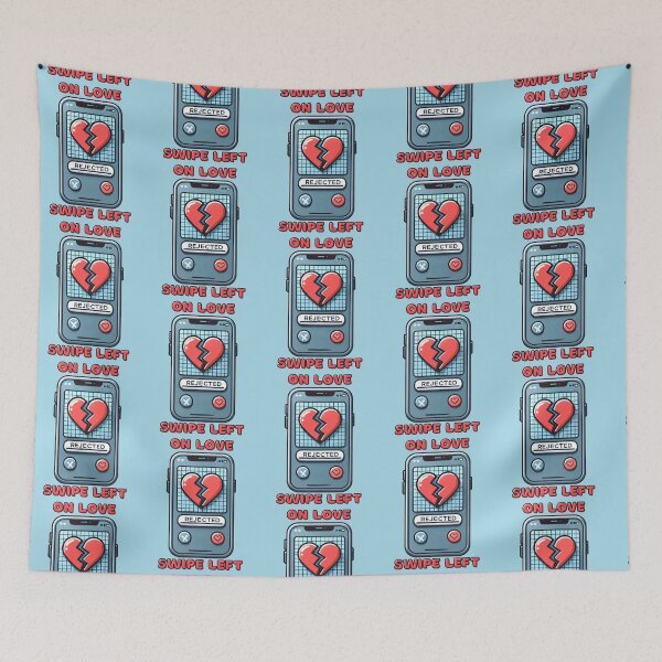 Item preview, Swipe Left on Love - Rejected Heart Smartphone Design designed and sold by Dantin.