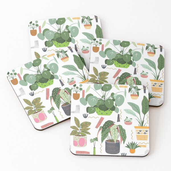 Item preview, Colorful potted plants of all shapes and sizes designed and sold by JessKingArtist.