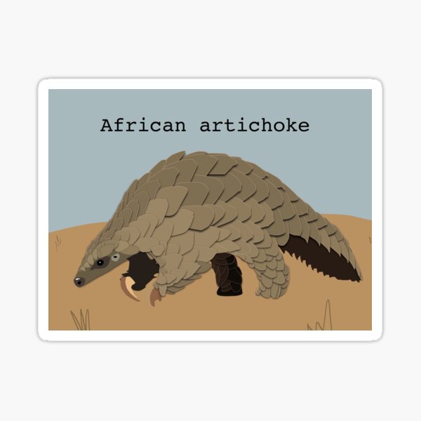 Artikel-Vorschau von Pangolin "Afrikanische Artischocke", designt und verkauft von bokloepfer1.