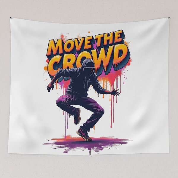 Item preview, Move The Crowd designed and sold by 80ssinto90s.