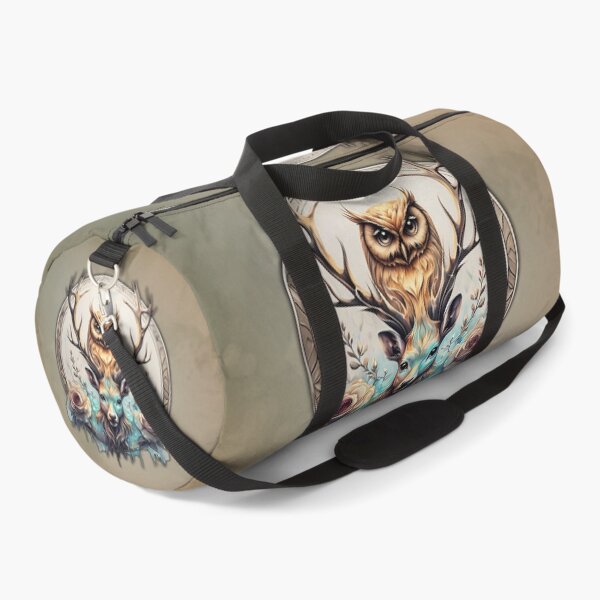 Item preview, Owl and deer, a mystical alliance designed and sold by nicky2342.
