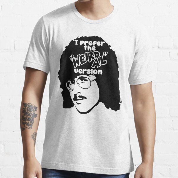 Vista previa del artículo con la obra «La versión de Weird Al», diseñado y vendido por spoonsmerch.