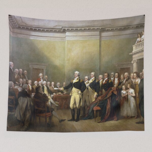 Item preview, George Washington Resigning His Commission - Historic Capitol Rotunda Art by John Trumbull designed and sold by Under-TheTable.