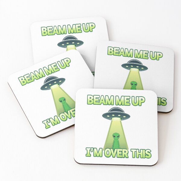 Item preview, Beam Me Up I'm Over This designed and sold by PunnyProducts.