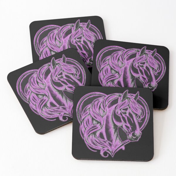 Item preview, Heart-Shaped Horse Illustration – A Perfect Design for Equestrian Lovers Horse Lover designed and sold by Teemaniac.