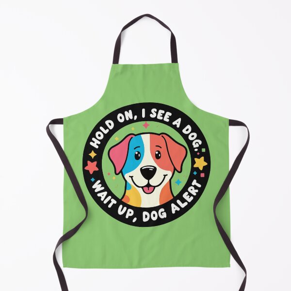 Item preview, Colorful Dog Alert Fun and Playful Design - Dog Distraction designed and sold by Custom Crest.