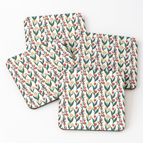 Item preview, Red and yellow tulips pattern designed and sold by Pixevol.