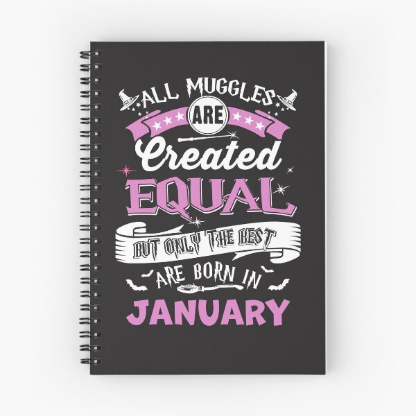 Item preview, All Muggles are Create Equal Born in January T-Shirt designed and sold by StreetArtPro.