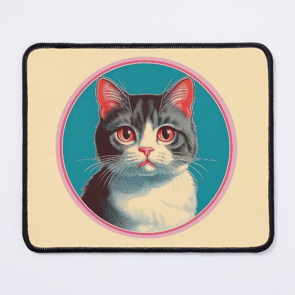Item preview, Cute Vintage Cat - no. 1 of 783 designed and sold by Dancing in the Living Room.