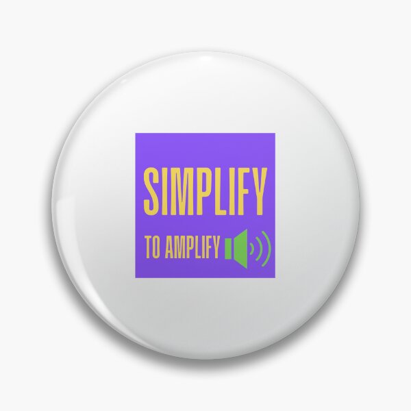 Item preview, Simplify to amplify. designed and sold by PapaMatrix.