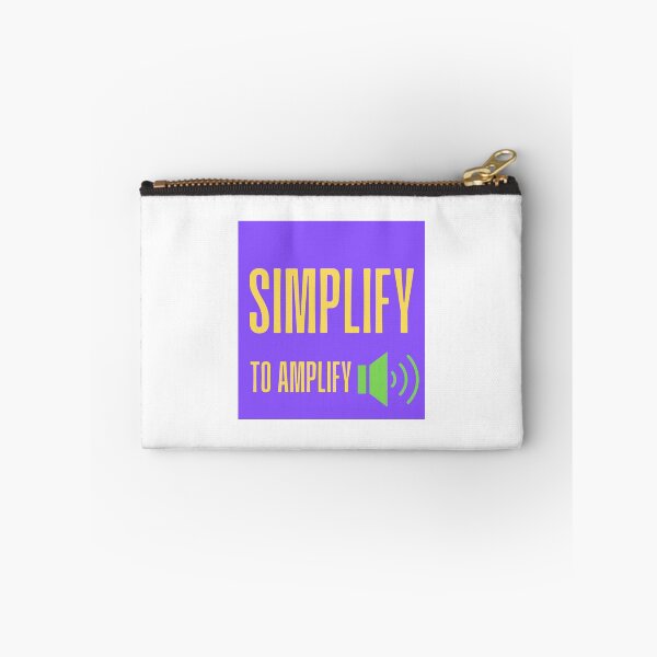 Item preview, Simplify to amplify. designed and sold by PapaMatrix.