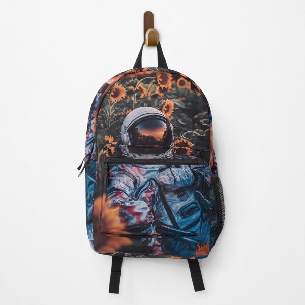 Item preview, Cosmic Rest: Astronaut Amidst Sunflower Dreams designed and sold by pixelated_echoes.