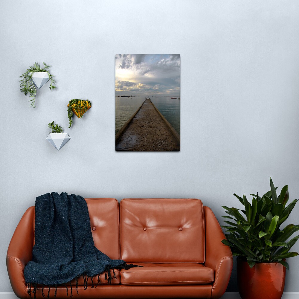 Old jetty Metal Print