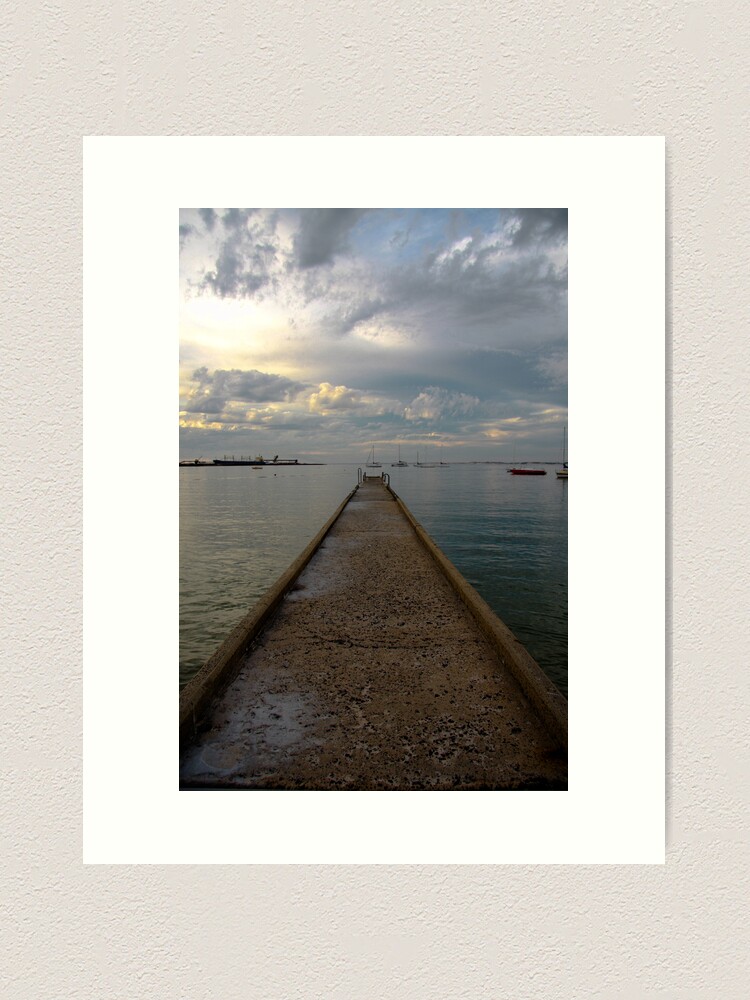 Thumbnail 2 of 3, Art Print, Old jetty designed and sold by Andreas Koepke.