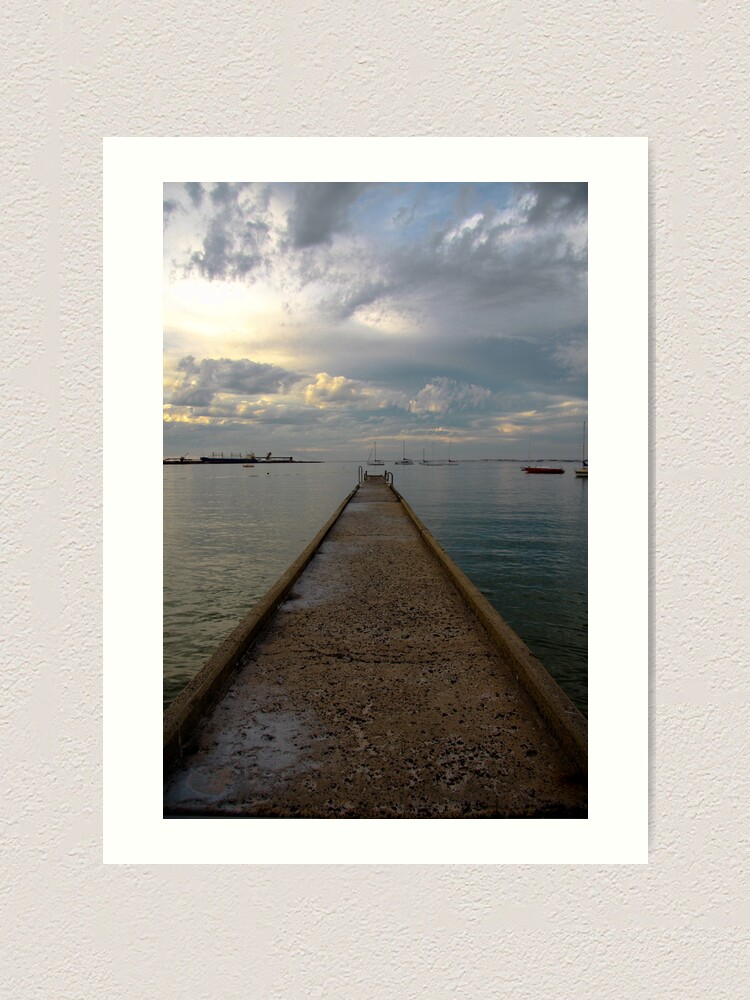 Alternate view of Old jetty Art Print