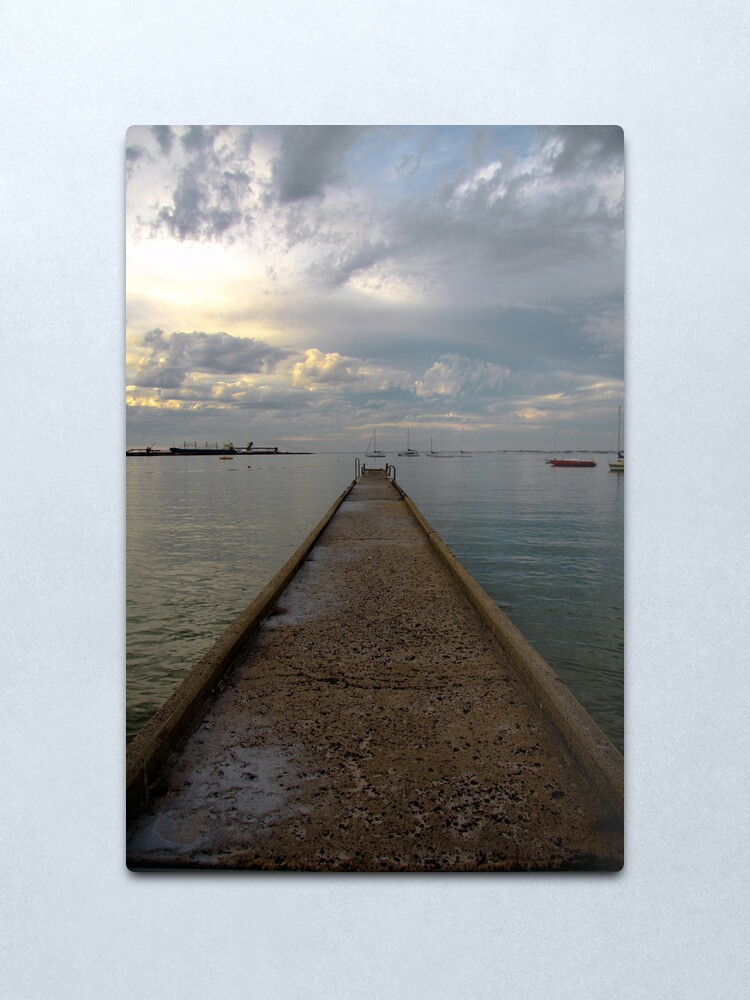 Alternate view of Old jetty Metal Print