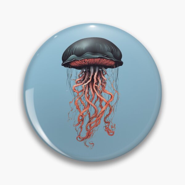 Item preview, Underwater Elegance: Jellyfish Modern T-Shirt and Sticker Designs designed and sold by Pixel Palette.