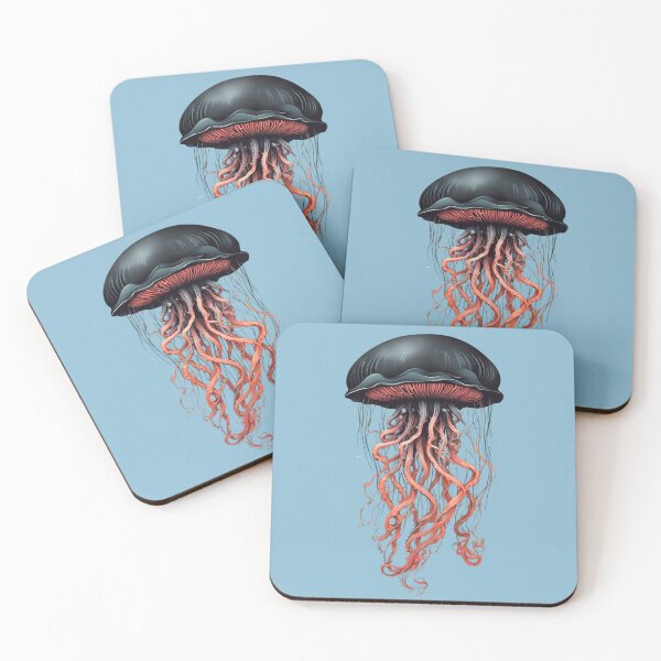 Item preview, Underwater Elegance: Jellyfish Modern T-Shirt and Sticker Designs designed and sold by Pixel Palette.