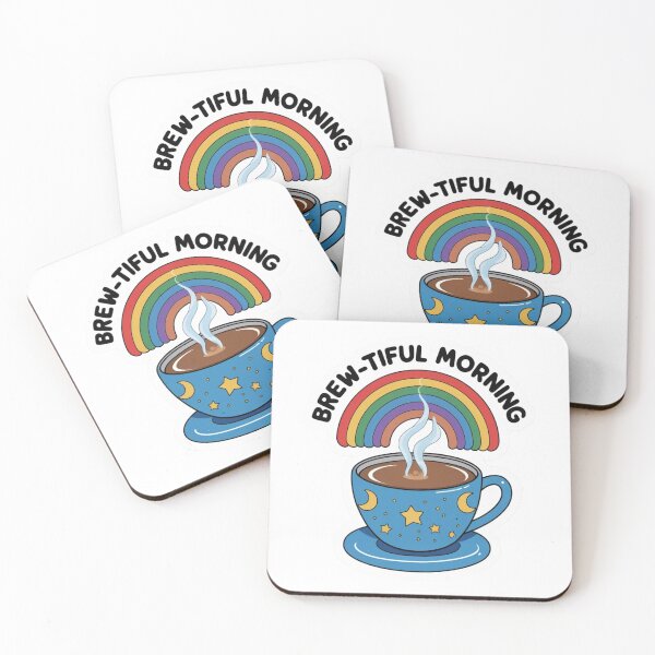 Item preview, Brew-tiful Morning - Rainbow Coffee Magic designed and sold by Spicex2.