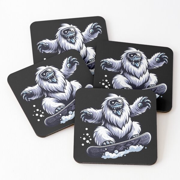 Item preview, Yeti Snowboarding designed and sold by Funny Vintage Stickers And T-Shirts.