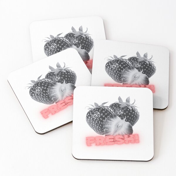 Item preview, Black and White Strawberries So Fresh designed and sold by SerenebySL.